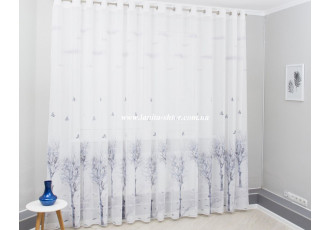 Готовый тюль креп-шифон Venza GP-6084 2,51м/5,0м