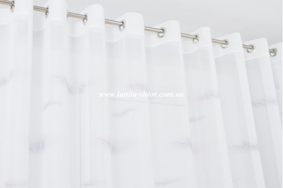 Готовий тюль креп-шифон Venza GP-6084 2,51м/5,0м