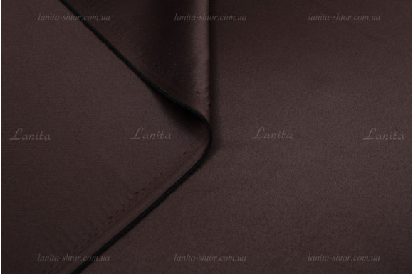 Штори блекаут шоколадний Elis SB-1917 Штори блекаут шоколадний Elis SB-1917