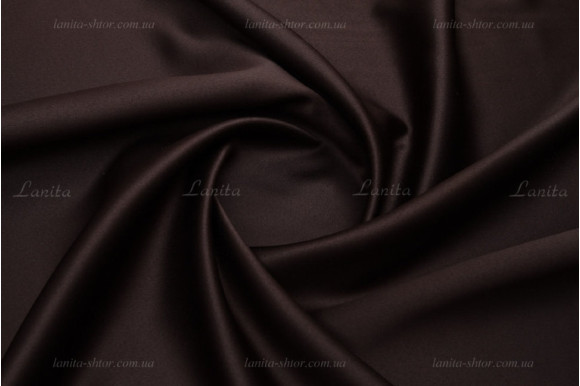Штори блекаут шоколадний Elis SB-1917
