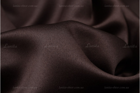 Штори блекаут шоколадний Elis SB-1917 Штори блекаут шоколадний Elis SB-1917