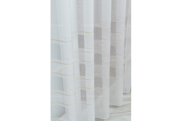 Готовый тюль лен Areon GT-7579 2,50м/4,20м