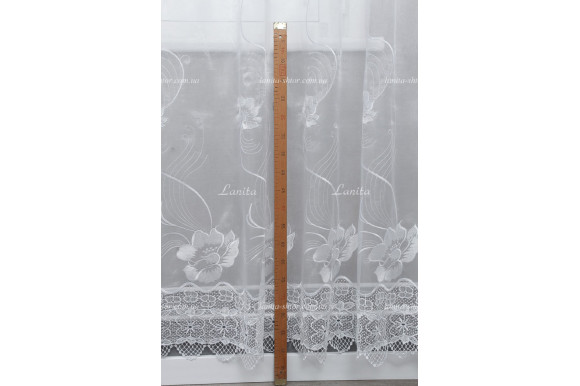 Тюль кристалон с вышивкой TKV-1864 Тюль кристалон с вышивкой TKV-1864