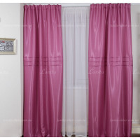 Готовые шторы монорей GS-02107 фуксия 2,60м/2*1,45м