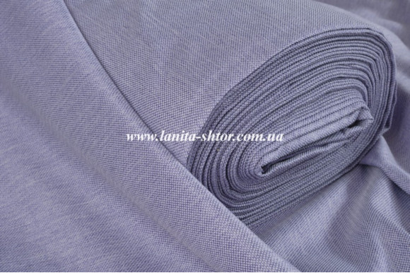 Штора Льон бузкова Mussa BS3118 відріз 4,5 метри