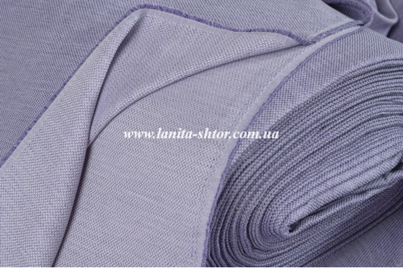 Штора Льон бузкова Mussa BS3118 відріз 4,5 метри