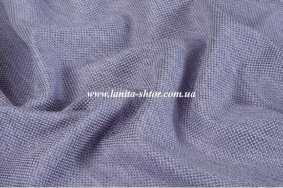 Штора Льон бузкова Mussa BS3118 відріз 4,5 метри