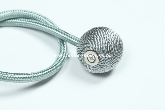 Магнит для штор Сфера 6286 серо-голубой