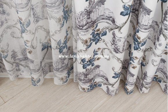 Готовые шторы микровелюр Venza GP-6081 2,51м/2*2м