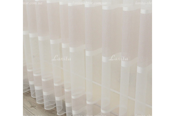 Тюль фатин в смужку Mugler TFP-1919