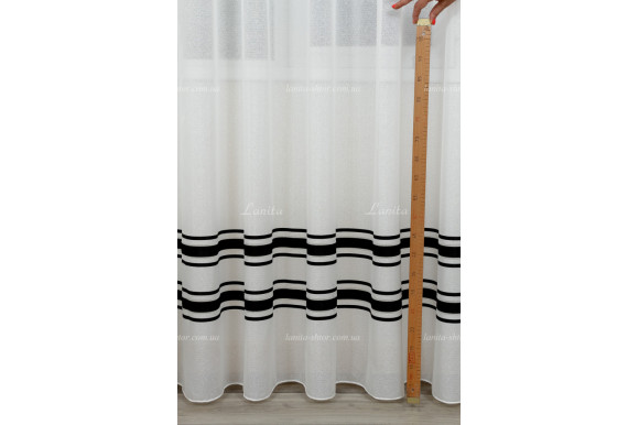 Готовый тюль сабле Loris GT-7981 2,50м/5,0м