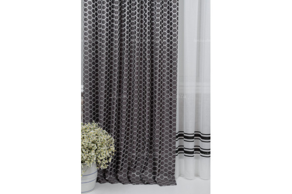 Готові штори жакард-сатин Matis GS-7982 2,60м/2*2,0м