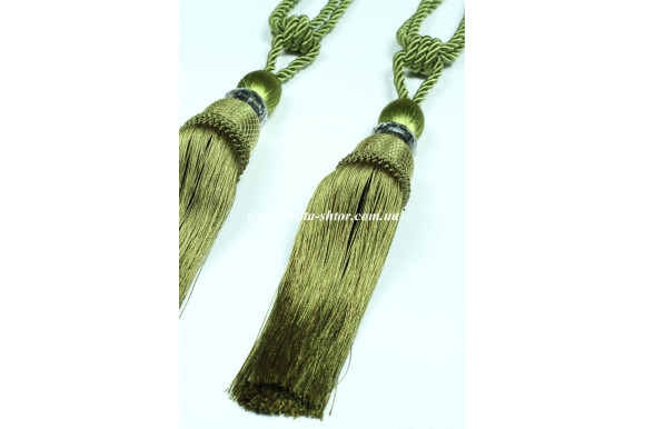 Кисти для штор KCS зеленые