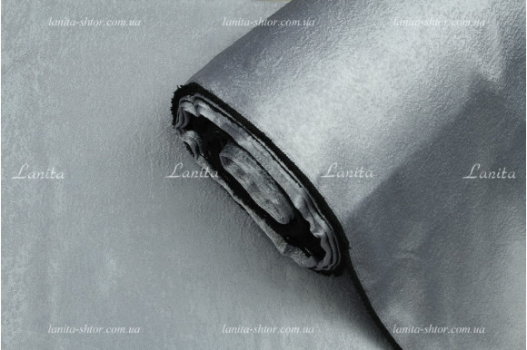 Блекаут однотонний сірий