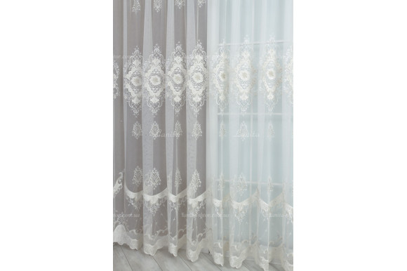 Тюль грек фатин со стразами Agila TFV-8183 Тюль грек фатин со стразами Agila TFV-8183