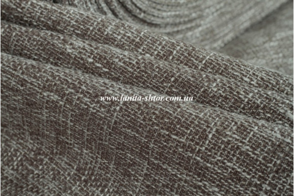 Штора лен-мешковина серая Nature QS-87-21 Штора лен-мешковина серая Nature QS-87-21