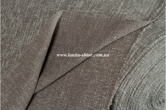 Штора лен-мешковина серая Nature QS-87-21 Штора лен-мешковина серая Nature QS-87-21