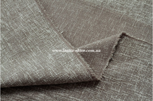 Штора лен-мешковина серая Nature QS-87-21 Штора лен-мешковина серая Nature QS-87-21