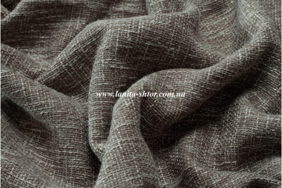 Штора лен-мешковина серая Nature QS-87-21 Штора лен-мешковина серая Nature QS-87-21