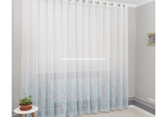 Готовый тюль креп-шифон Venza GP-6078 2,51м/5,0м