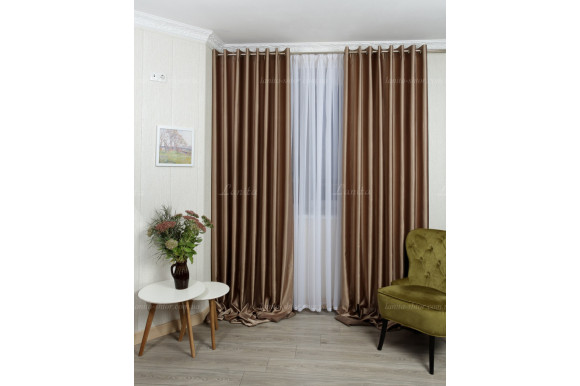 Штори сатин двосторонні Passo SSD-1403