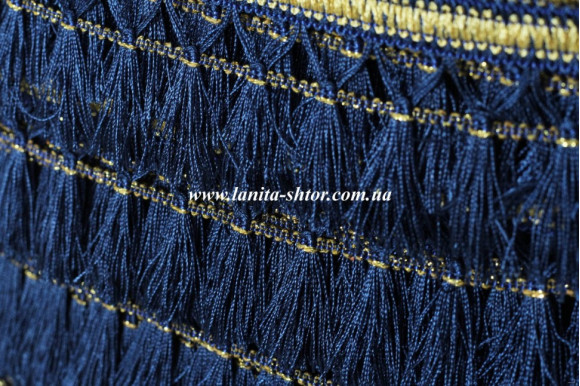 Бахрома для штор BL темно-синя