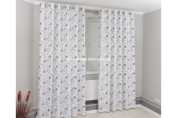 Готові штори мікровелюр Venza GP-6077 2,51м/2*2м