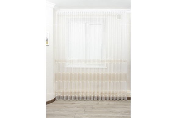 Тюль фатин в смужку Mugler TFP-1921