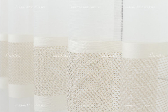 Тюль фатин в смужку Mugler TFP-1921