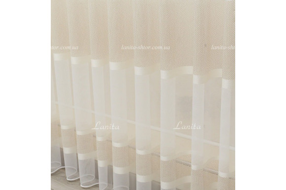 Тюль фатин в смужку Mugler TFP-1921