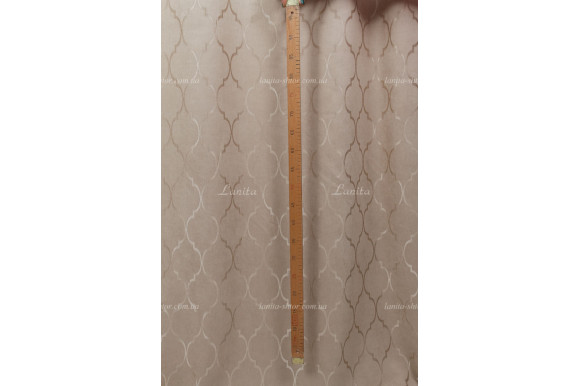 Готові штори мікровелюр Verino 7417 беж 3,08м/2*2,0м