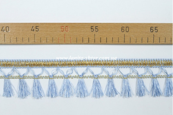 Бахрома для штор BL блакитна