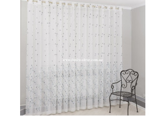 Готовый тюль креп-шифон Venza GP-6076 2,51м/5,0м