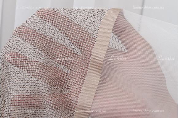 Тюль фатин в смужку Mugler TFP-1922