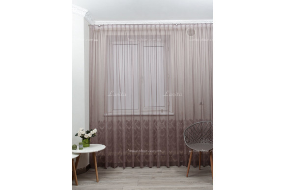 Тюль жаккард Simone TGR-1969