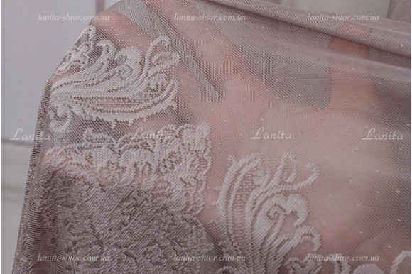 Тюль жаккард Simone TGR-1969