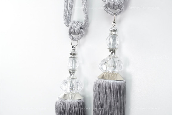 Китиці для штор KMW-8386 сірі