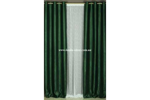 Блекаут однотонний зелений