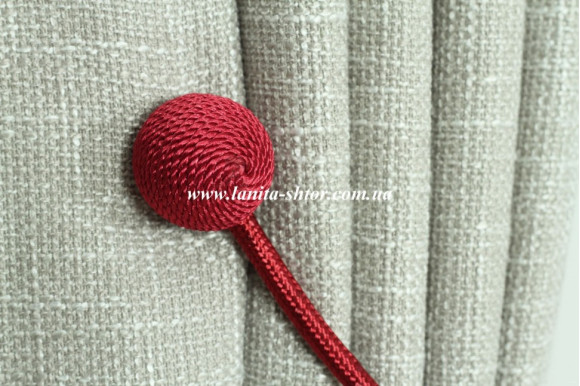 Магнит для штор Сфера 6294 бордовый