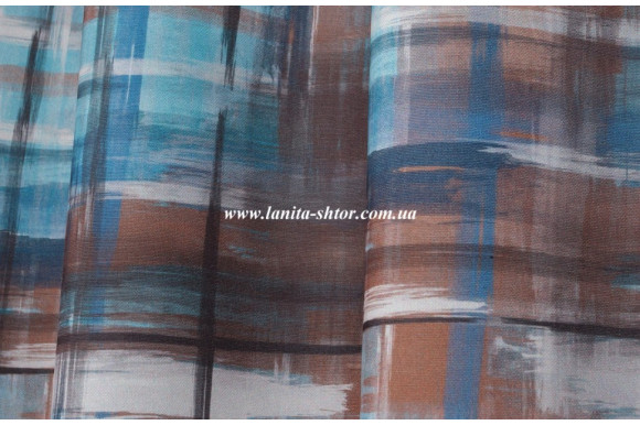 Готові штори мікровелюр Venza GP-6075 2,51м/2*2м