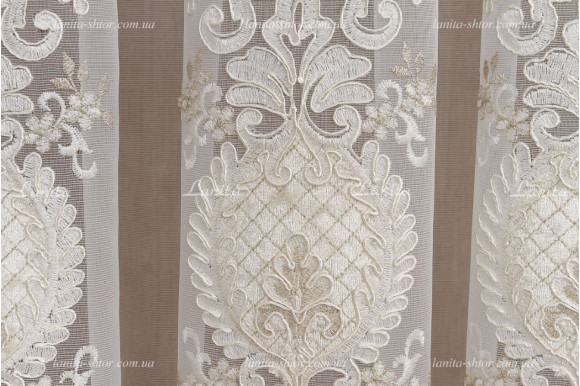 Тюль фатин с люрексом Azzaro TFV-1663