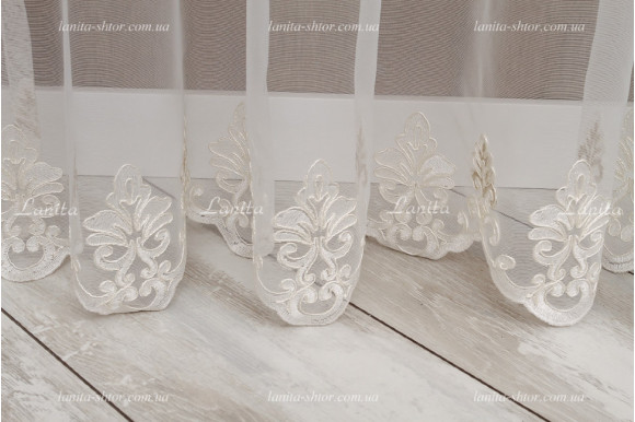 Тюль фатин с люрексом Azzaro TFV-1663