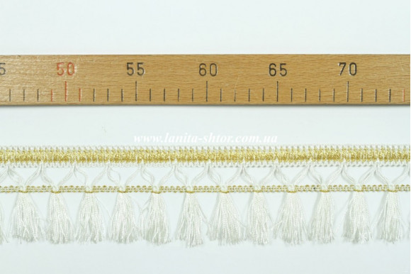 Бахрома для штор BL біла