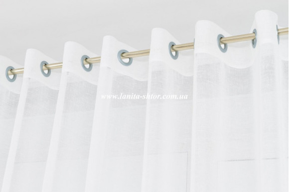 Готовий тюль льон Venza GP-6074 2,51м/5,0м