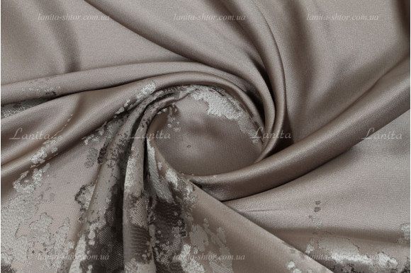 Готові штори сатин-жаккард Valmona GS-7689 2,45/2*2,0м