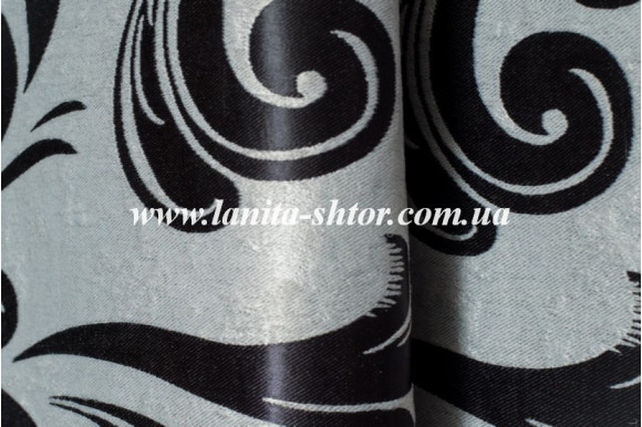 Блекаут двусторонний перо Р151-8 черно-серый