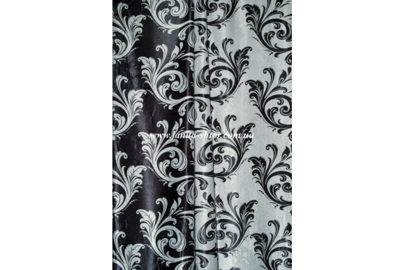 Блекаут двусторонний перо Р151-8 черно-серый