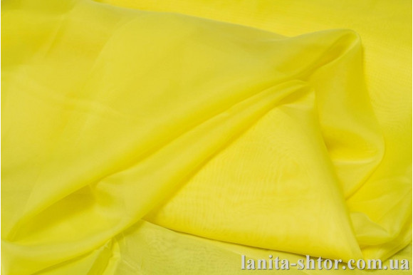 Шифон жовтий Т-38