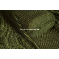 Тюль сетка крупная Aria зеленая отрез 4 метра