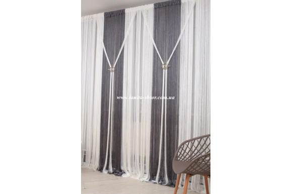 Подхват-заколка Круг никель сатин